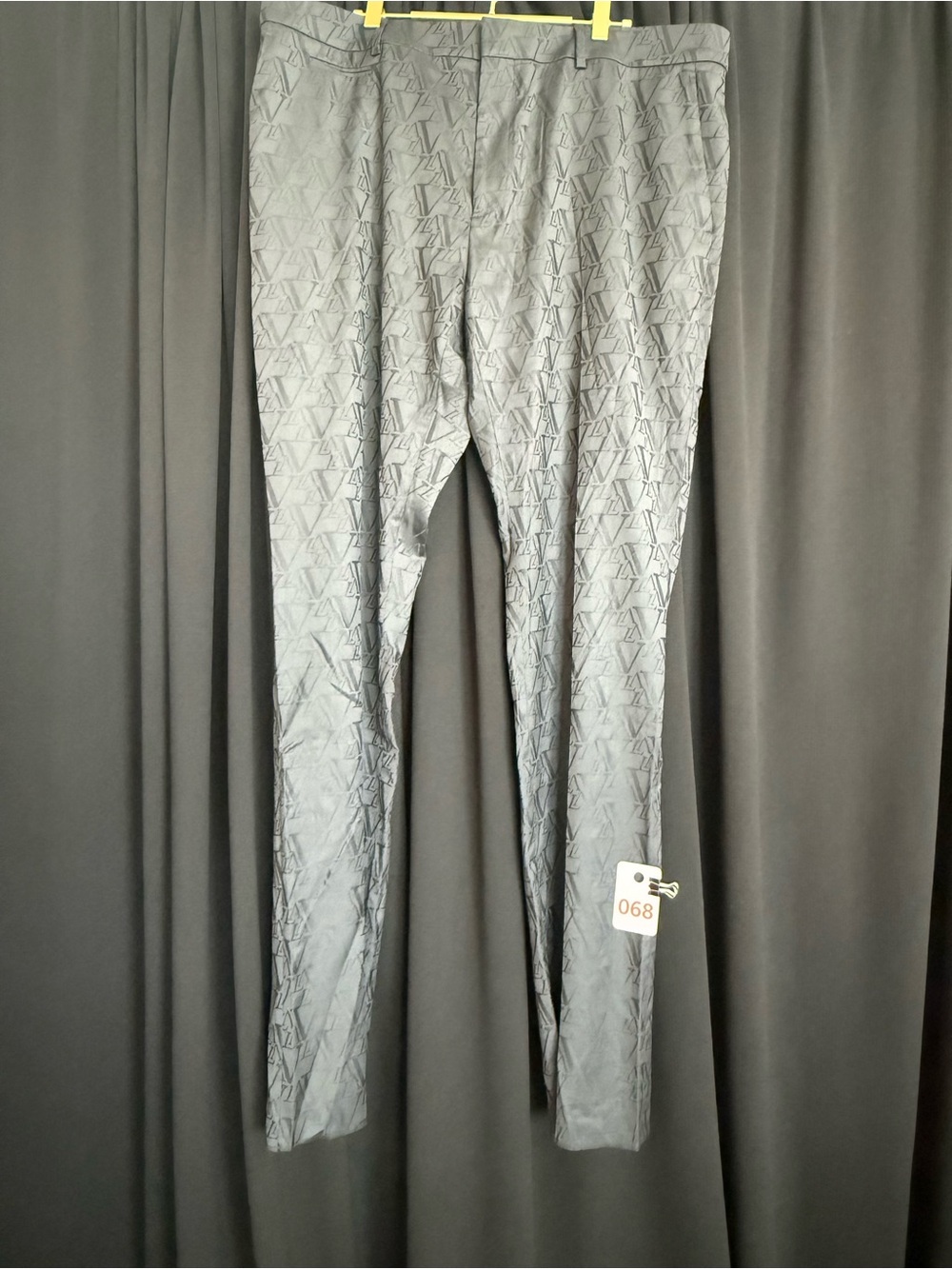 Louis Vuitton Gray Monogram Kids Leggings - small hole noted in pics